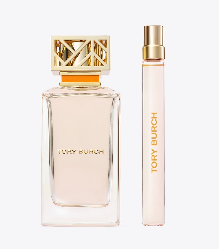 Tory Burch designer perfume Signature Gift Set in Tory Orange front