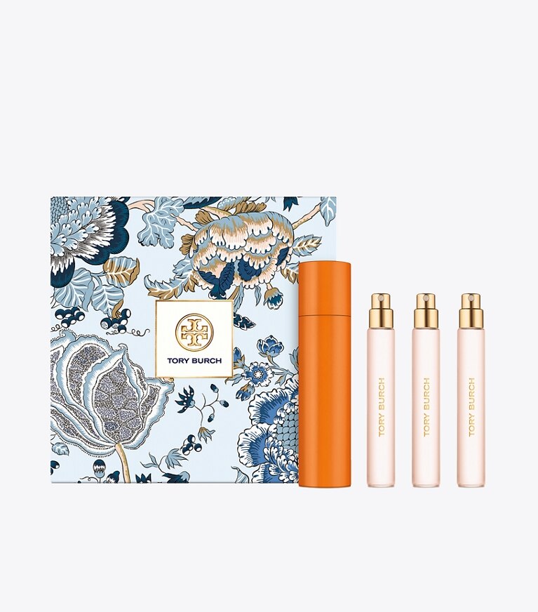 Tory Burch designer fragrance-beauty-sprays Signature Travel Purse Sprays in Blue-Multi front