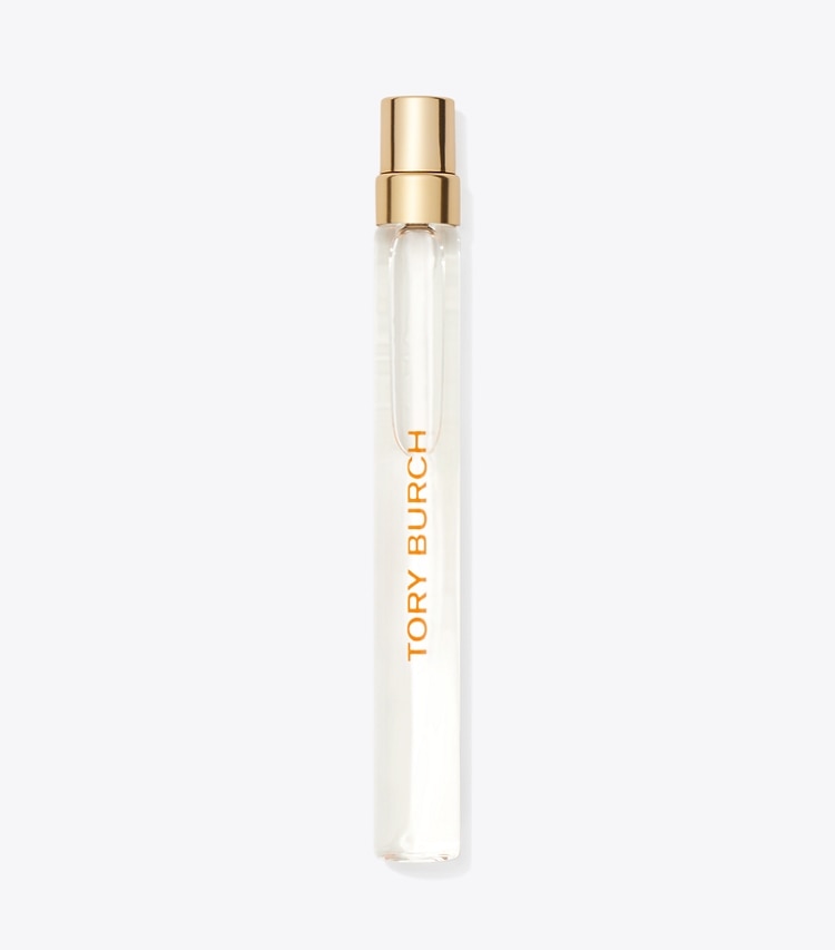 Tory Burch designer perfume Signature Travel Spray 10ml in Tory Orange front