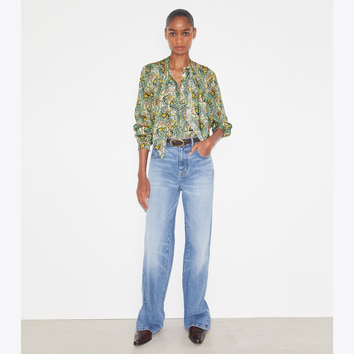 Silk Bow Blouse: Women's Designer Tops | Tory Burch