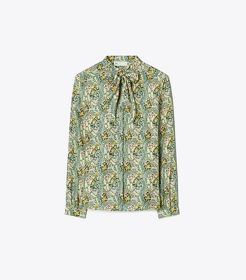 Cuffed Cotton Shirt: Women's Designer Tops | Tory Burch