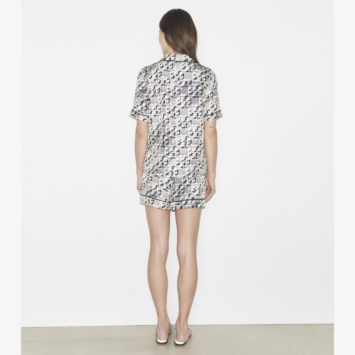 Silk Camp Shirt: Women's Designer Coverups | Tory Burch