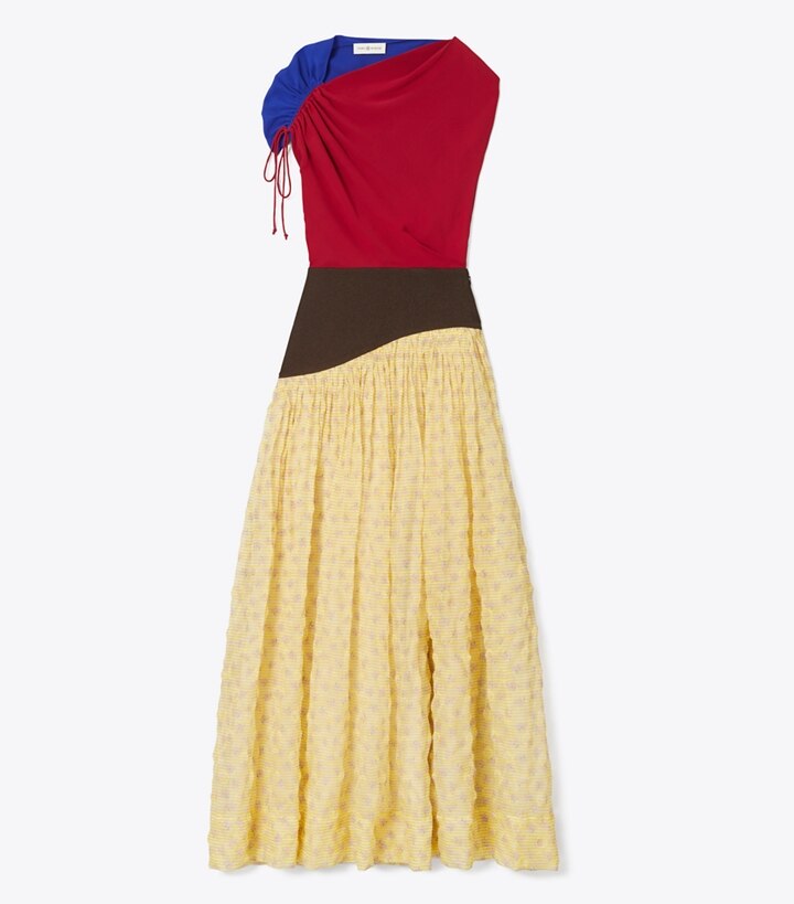Silk Chiffon Organza Dress: Women's Designer Dresses | Tory Burch