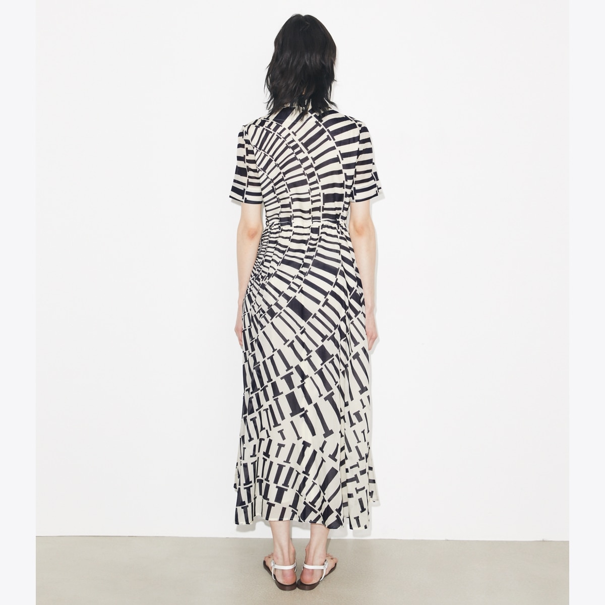 Silk Cotton Voile Shirtdress: Women's Designer Dresses | Tory Burch