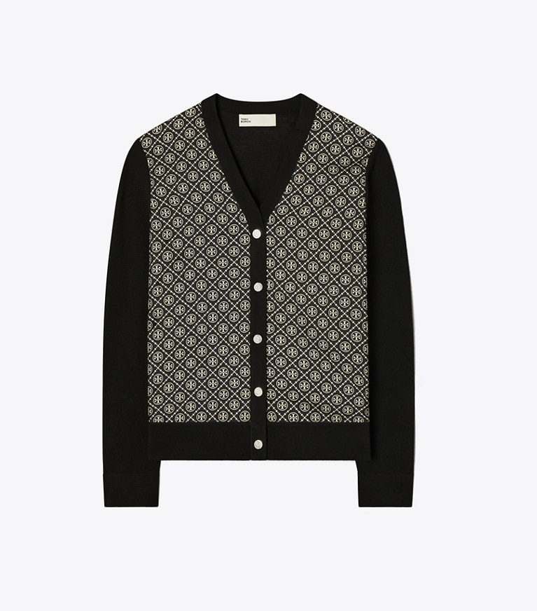 Silk Front Cardigan: Women's Clothing | Sweaters | Tory Burch EU