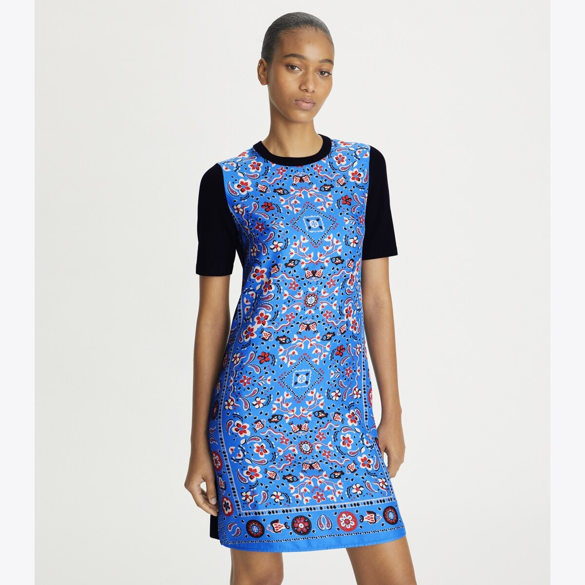 silk-front-sweater-dress-on-
