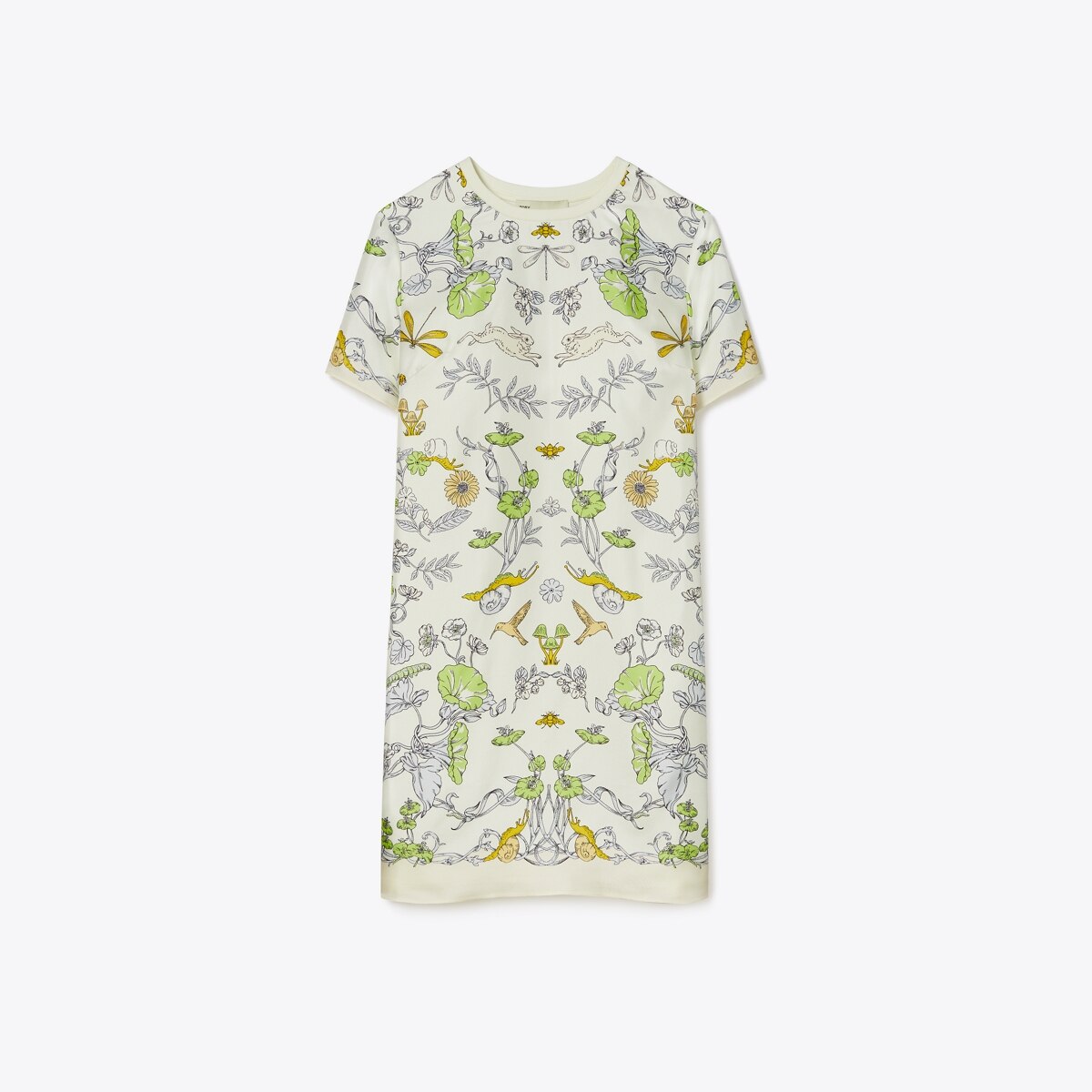 Silk Front T-Shirt Dress: Women's Designer Dresses | Tory Burch