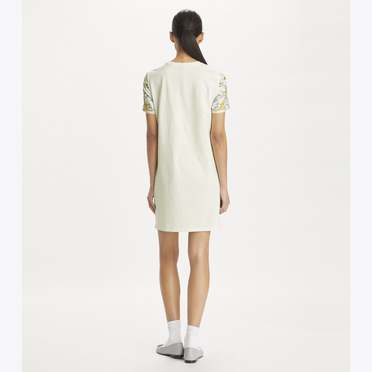 シルク送料&関税込み★TB★PRINTED SILK FRONT T-SHIRT DRESS Silk Front T-Shirt Dress: Women's Designer Dresses | Tory Burch