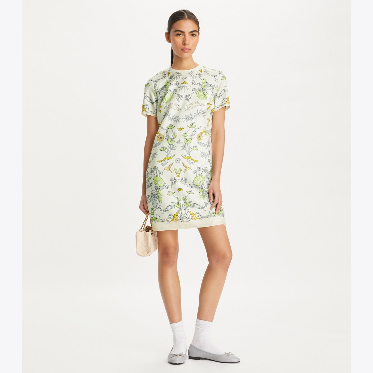 Tory Burch Ivory Bloom selling Shirt-Dress