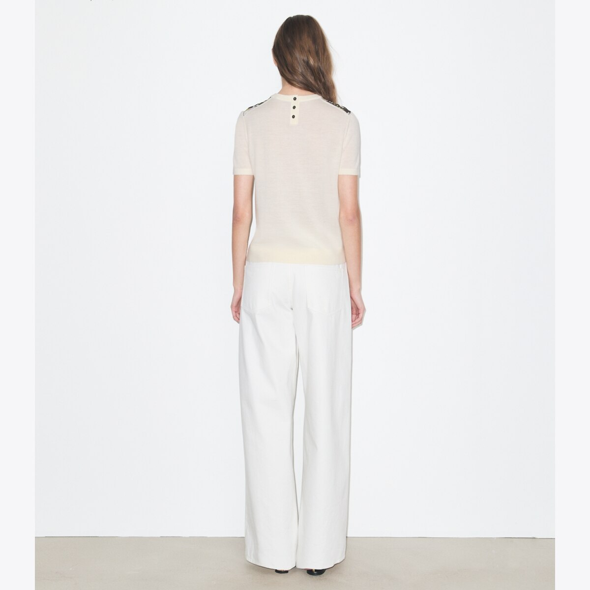 SILK-FRONT WOOL TOP - thumbnail 5
