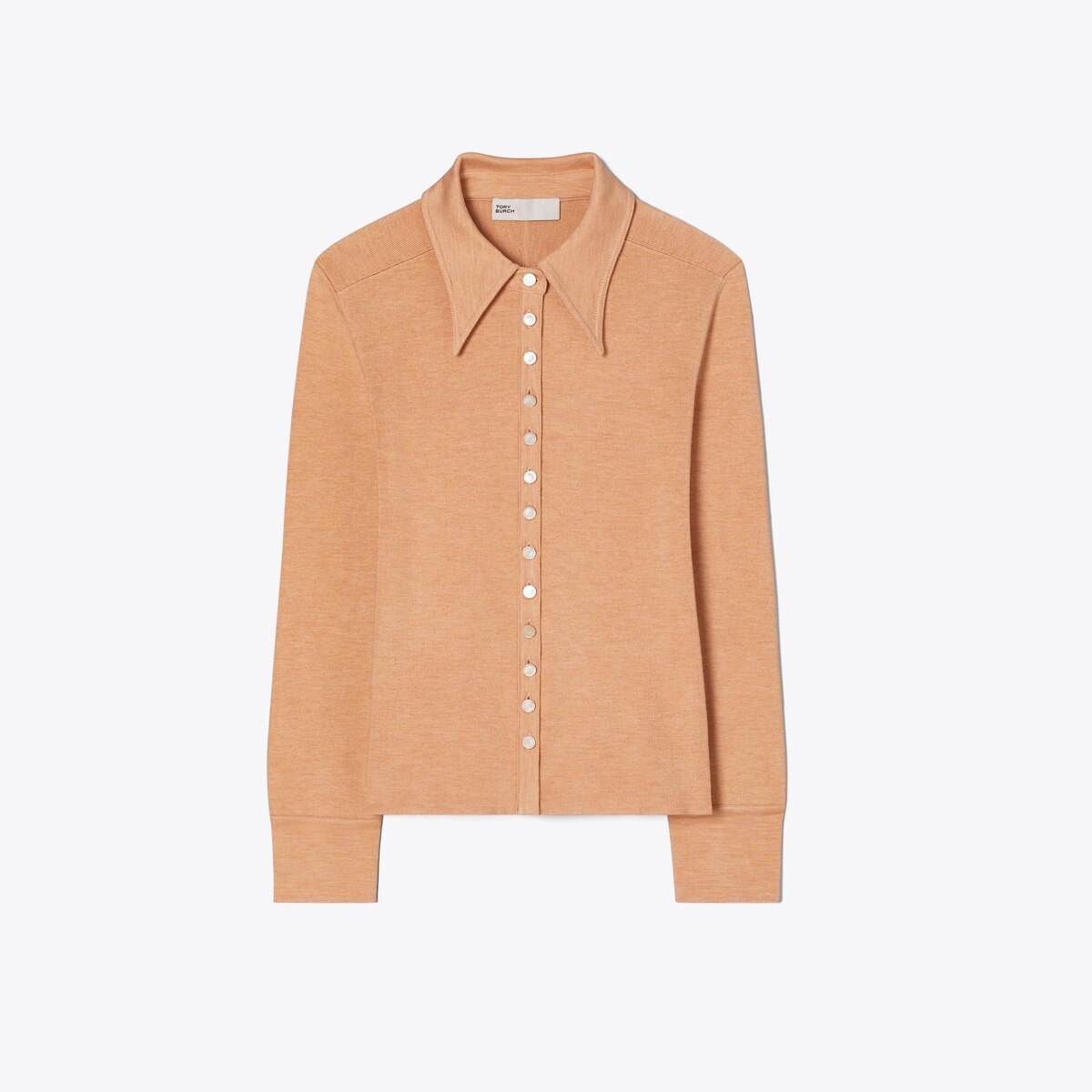 SILK POLO CARDIGAN