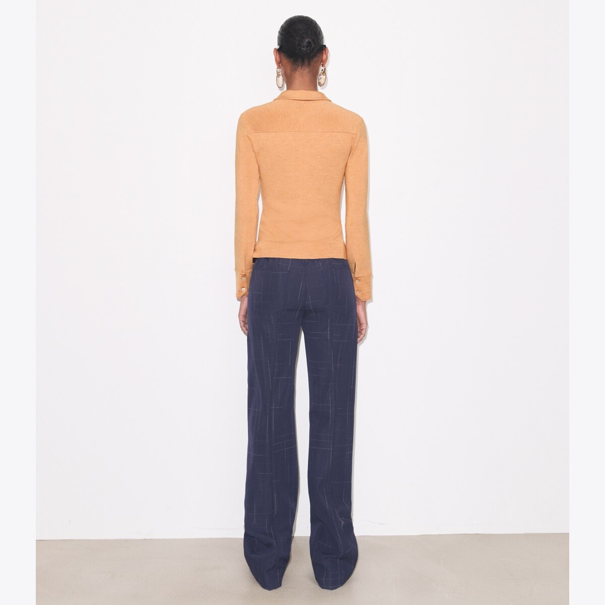 SILK POLO CARDIGAN - thumbnail 5