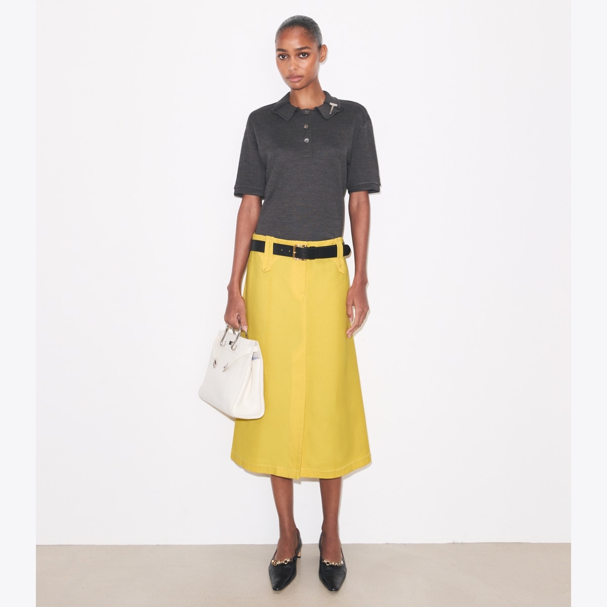 Silk Polo: Women's Designer Sweaters | Tory Burch