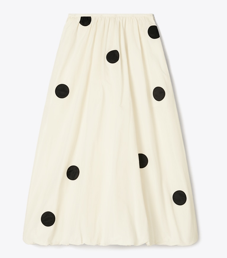 Silk Taffeta Bubble Skirt: Women's Designer Bottoms | Tory Burch