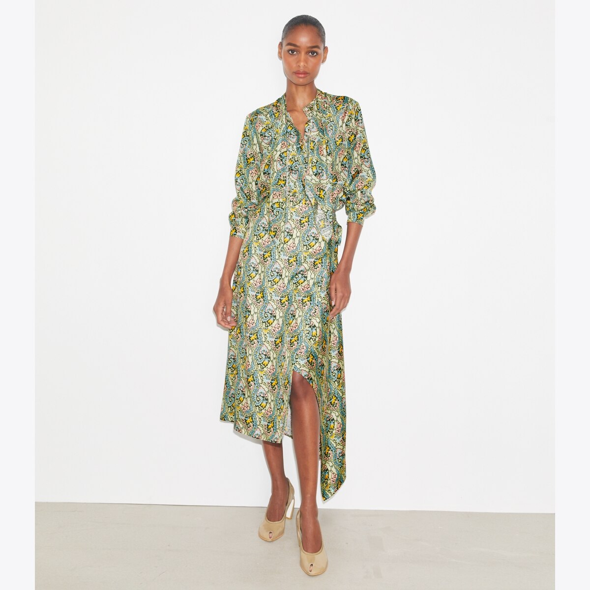 SILK WRAP SKIRT - thumbnail 2