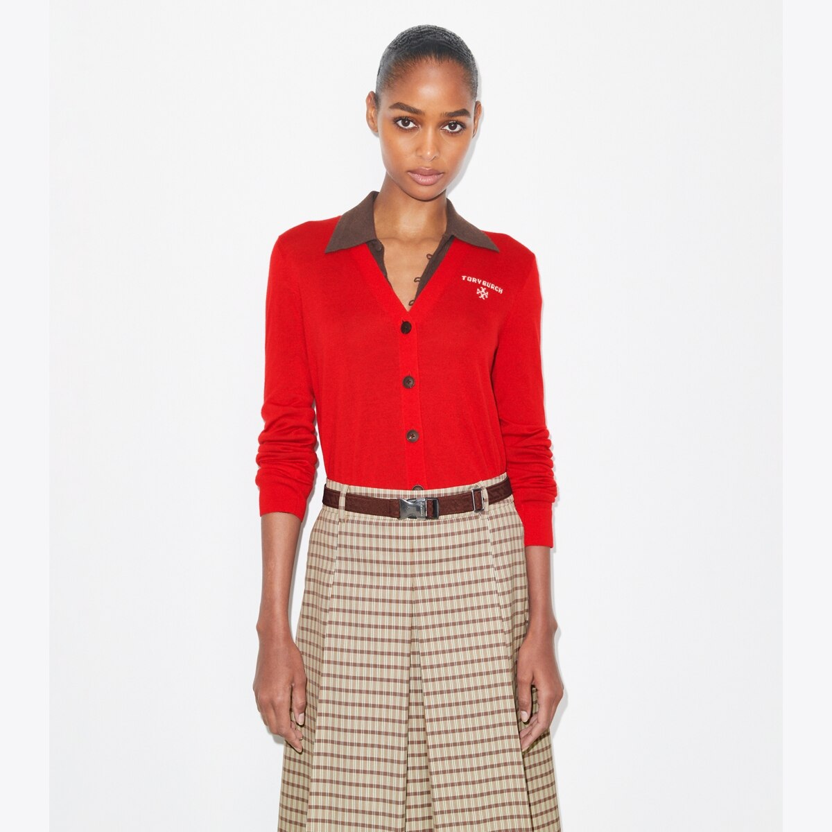 Simone Wool Cardigan: Women's Designer Sweaters | Tory Burch