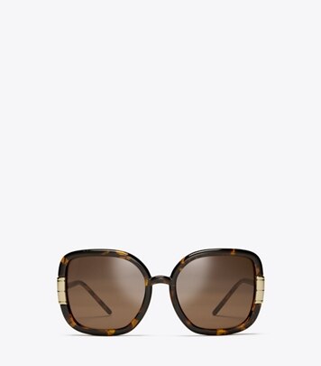 tory burch single t square sunglasses