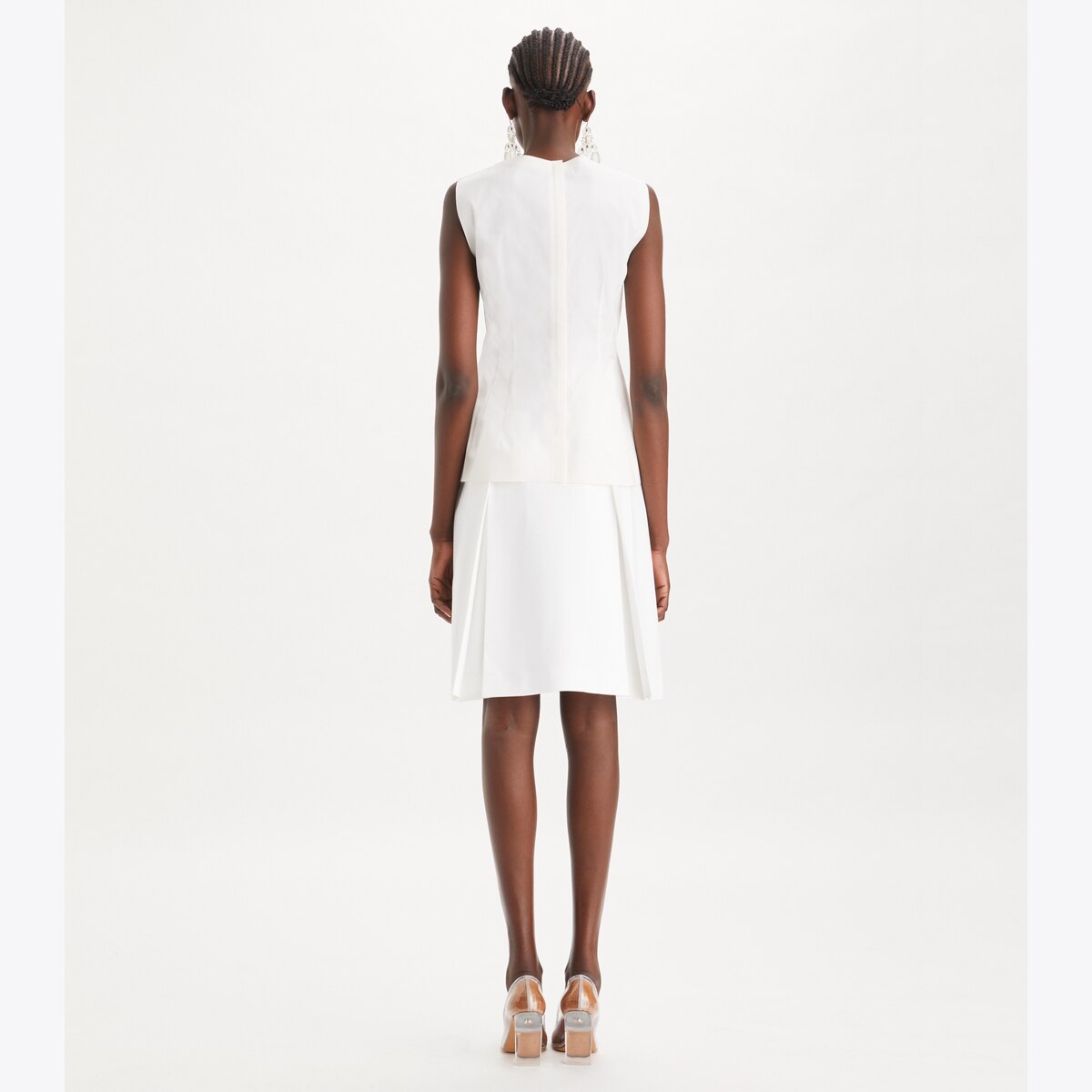 SLEEVELESS COTTON POPLIN TOP - thumbnail 5