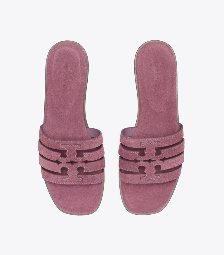 Tory Burch designer sandali Slider Ines in SOFT ORCHID / SOFT ORCHID superiore