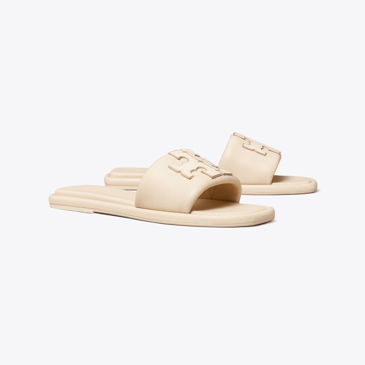 【関税&送料込】Tory Burch Sandalo Slider Sportivo A Doppia Sandalo slider sportivo Deco con doppia T: Donna Scarpe