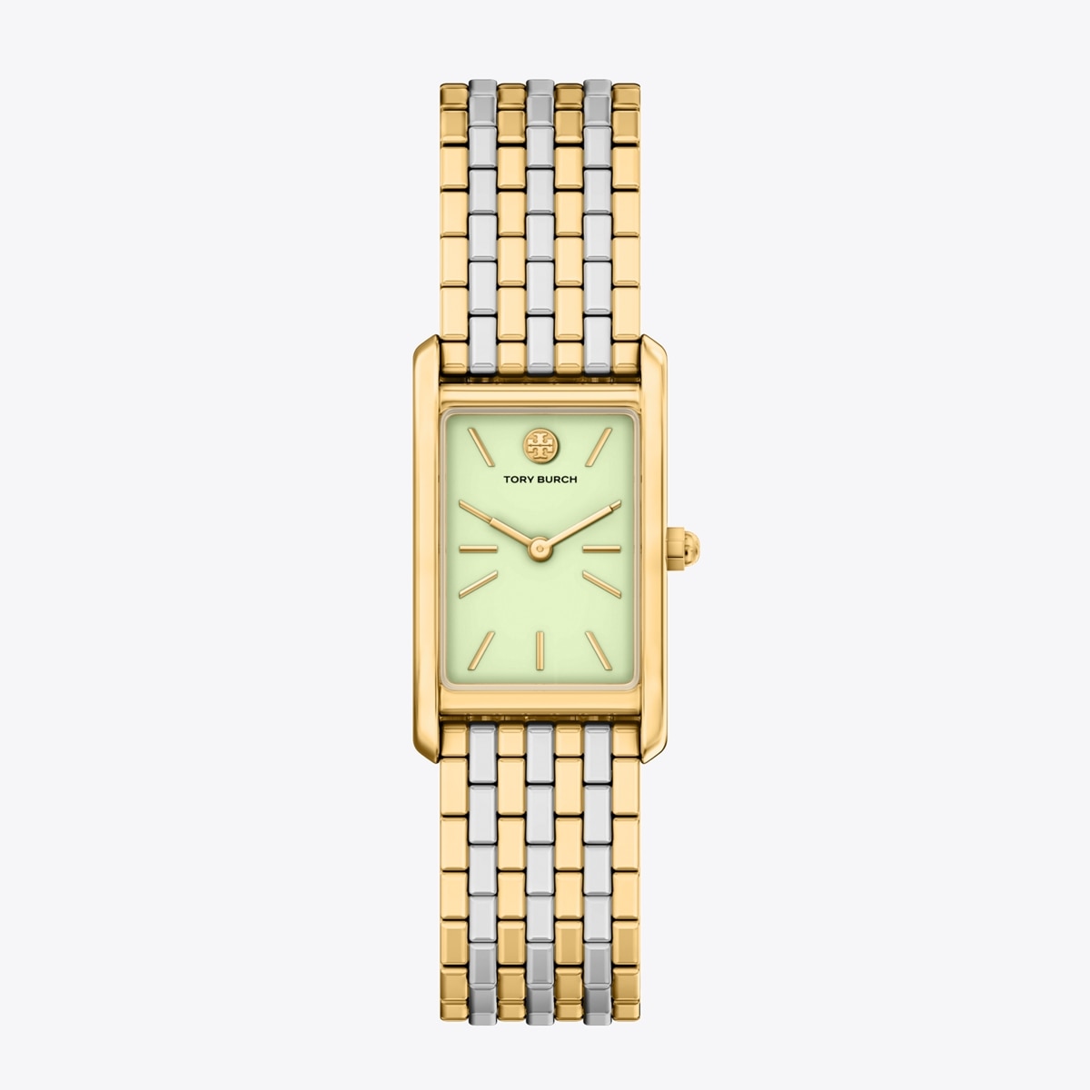 Tory Burch Gold and Green Watch Buy Tory Burch Green Oval Quartz Watch, 22x28 mm For Women  main image 2