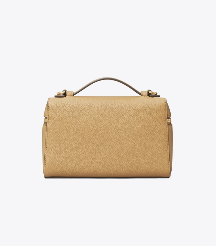 Tory Burch designer mini bags Slim Top-Handle Bag in Tiramisu back