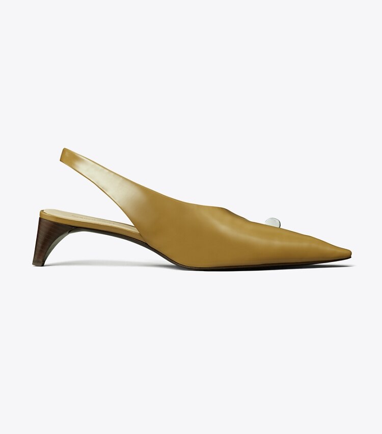 Pierced Slingback Heel