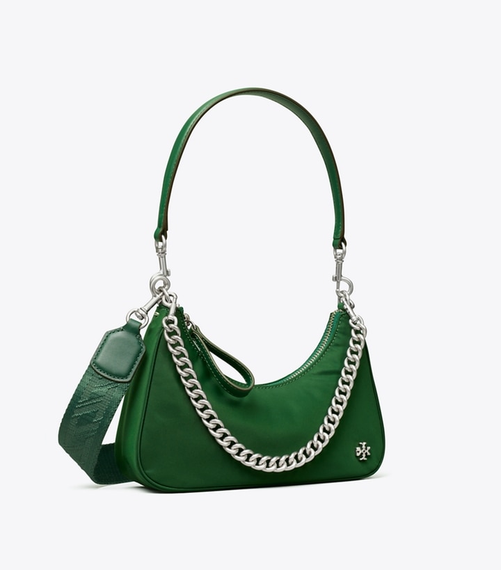 Tory Burch Leather Shoulder Bag - Green Shoulder Bags, Handbags