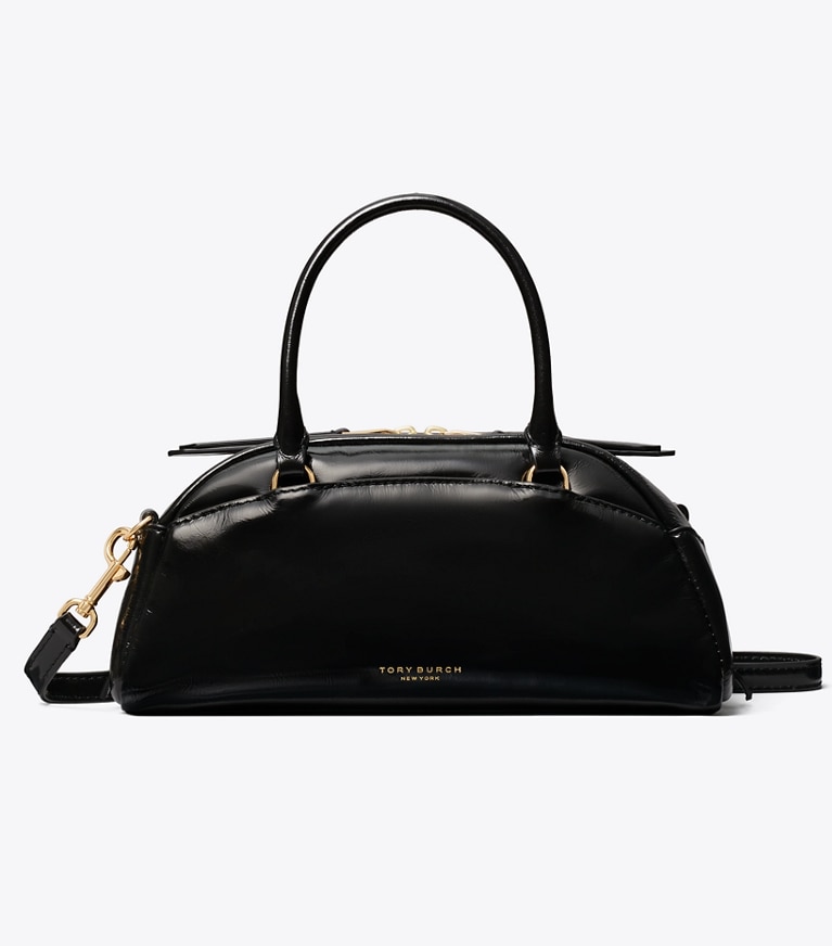 Tory Burch designer crossbody bags Small Bowler in Black front