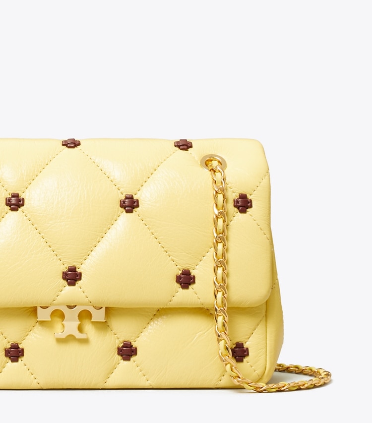 Tory Burch designer shoulder bags Small Bunny Knot Shoulder Bag in Beeswax detail
