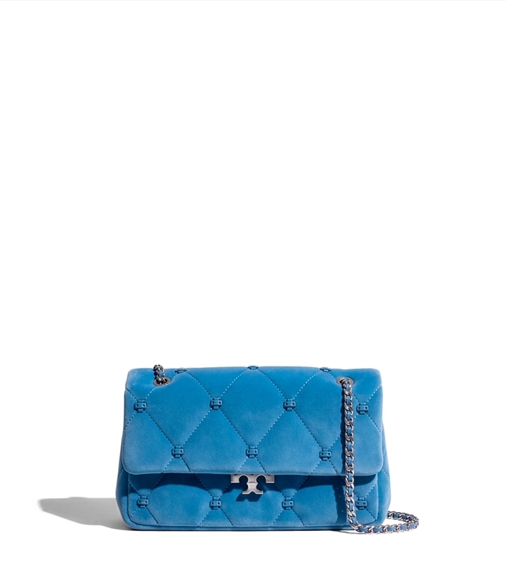 Small Bunny Knot Velvet Shoulder Bag