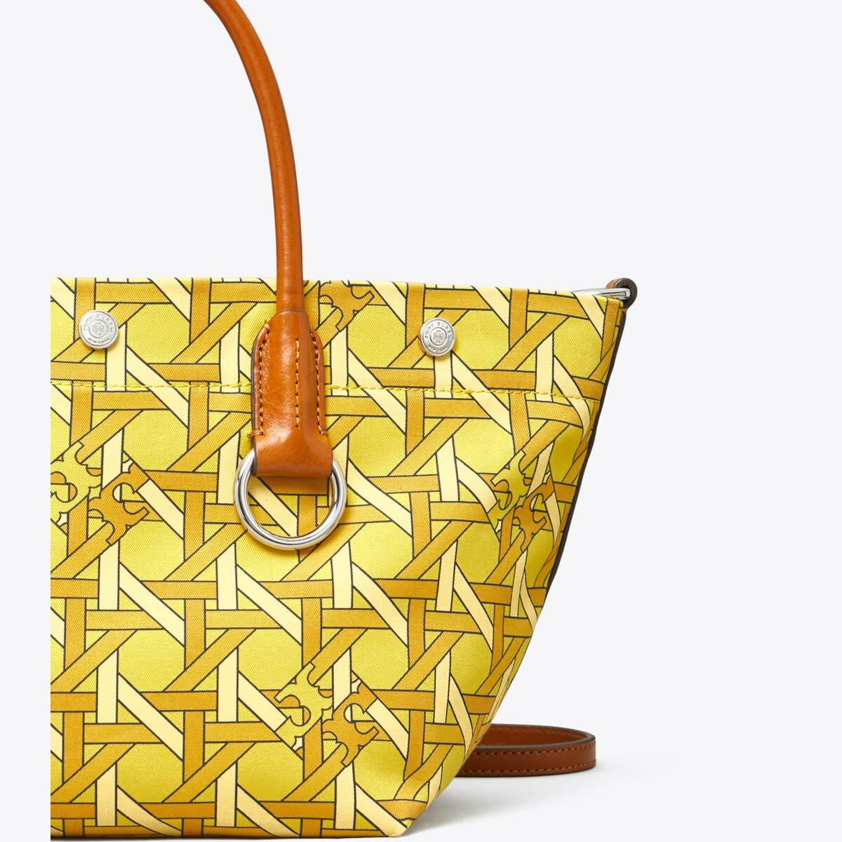 送料込【TORY BURCH】SMALL CANVAS BASKETWEAVE TOTE Paloma. TORY BURCH SMALL CANVAS BASKETWEAVE TOTE