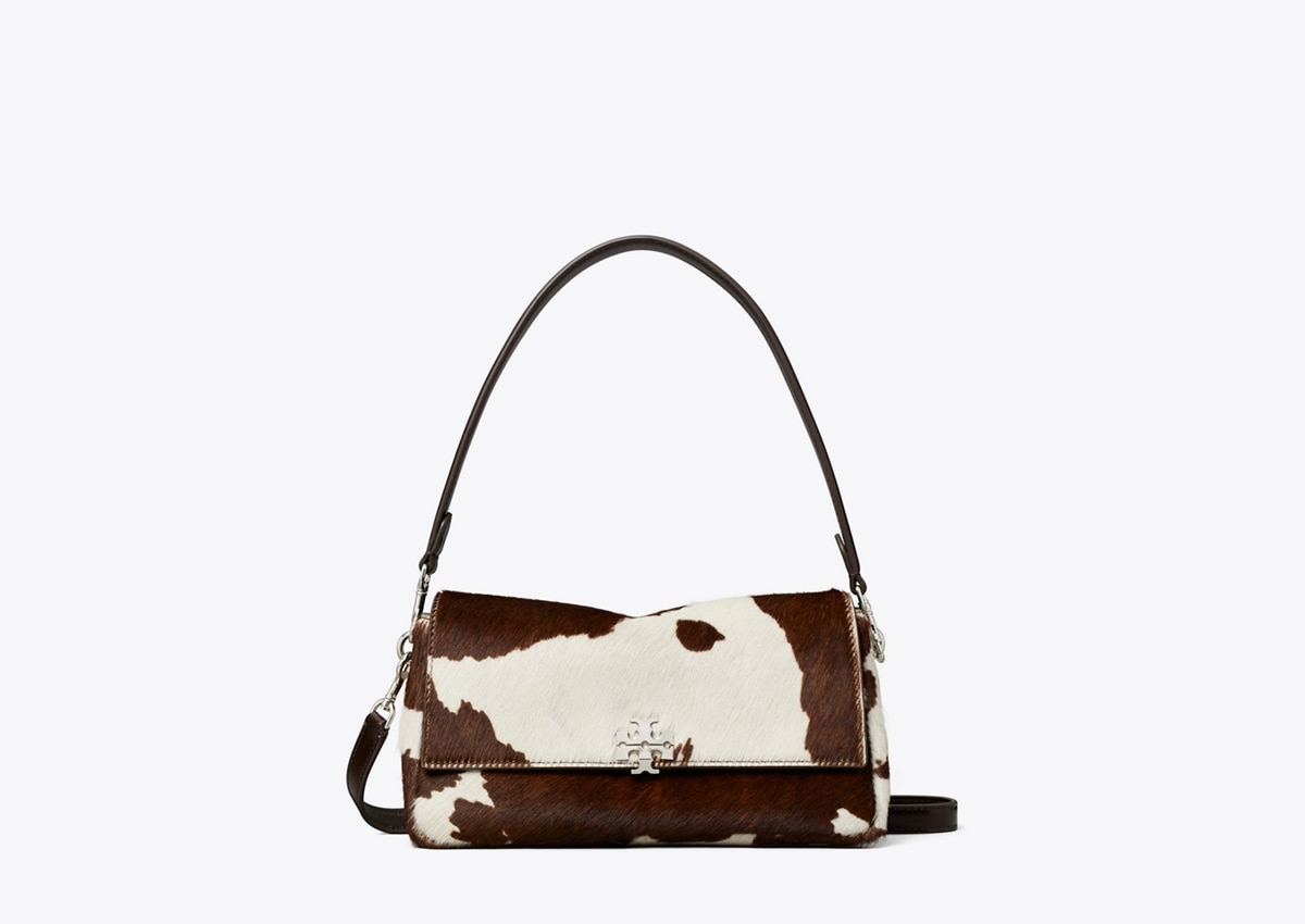 Small Charlie Calf Hair Shoulder Bag