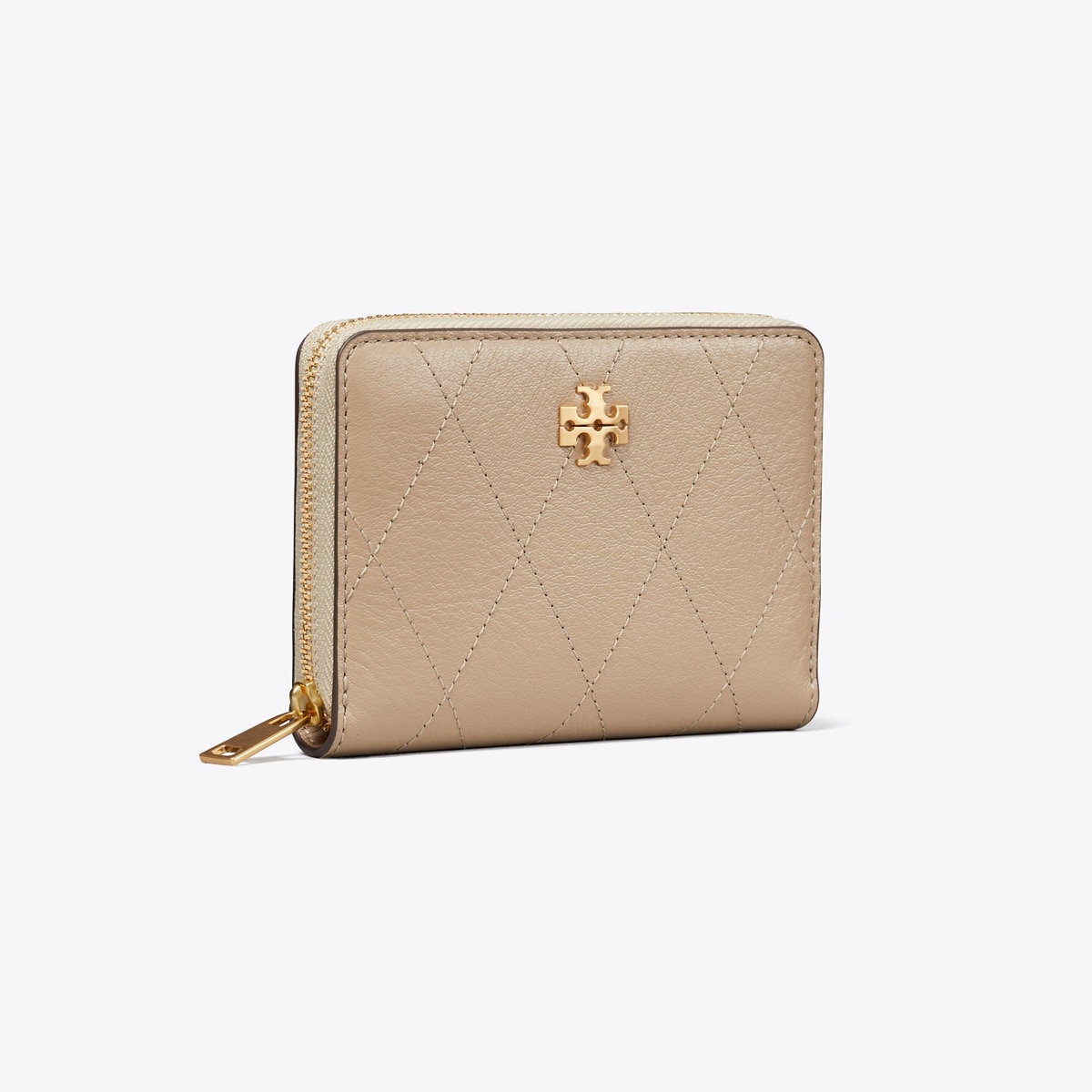 【Hide5566】TORY BURCH ウォレット Small Charlie Quilted Zip-Around Wallet: Women's Designer Wallets