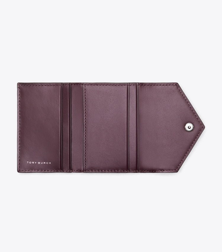 Tory Burch designer 財布 カラーブロック エンベロープ スモール ウォレット in Soft Custard Multi オーバーヘッド