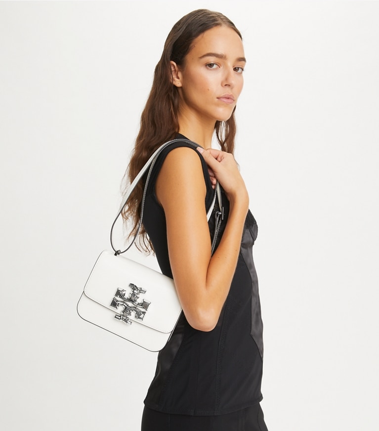 Tory Burch designer shoulder bags Small Eleanor Bag in Blanc angle