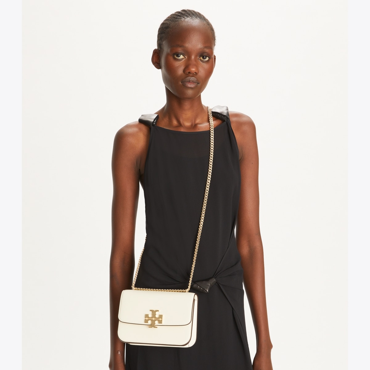ショルダーバッグ・ポシェット TORY BURCH Women Shoulder Bags 166169 001 Black Small Eleanor Bag: Women's Designer Shoulder Bags | Tory Burch