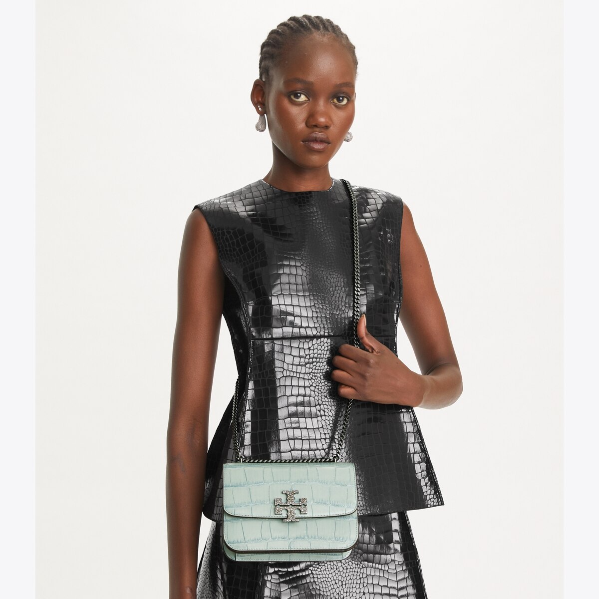 よそいきにも☆プレゼントにも最適♪【Tory Burch】Mini Eleanor Mini Eleanor Satchel: Women's Designer Crossbody Bags | Tory