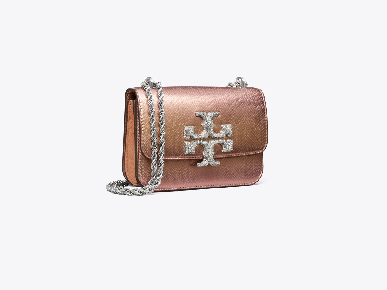 Tory Burch Eleanor Small Canvas & Leather Convertible Shoulder Bag