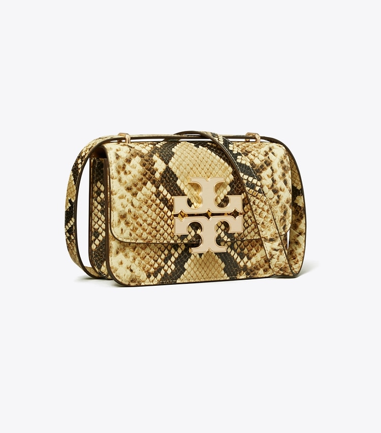 Tory Burch designer shoulder bags Small Eleanor Bag in Coriander / Black Multi angle