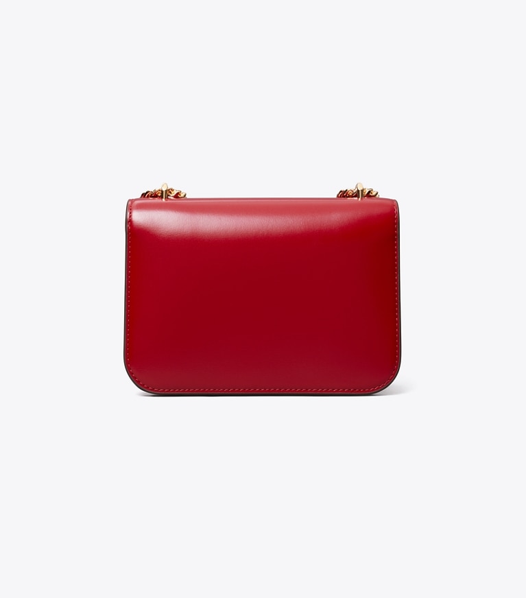 Tory Burch designer shoulder bags Small Eleanor Bag in Ruby angle