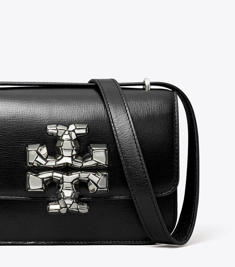 Tory Burch designer shoulder bags Small Eleanor Bag in Black detail