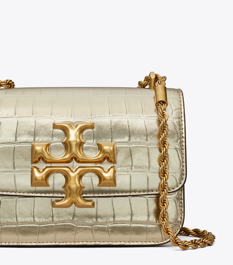 Tory Burch designer shoulder bags Small Eleanor Bag in Champagne angle