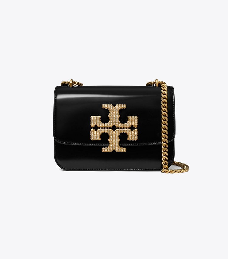 Tory Burch designer ショルダーバッグ エレノア スモールバッグ in Black front