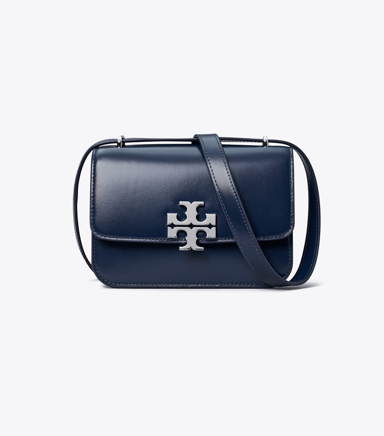 Tory Burch designer shoulder bags Small Eleanor Bag in New Navy front