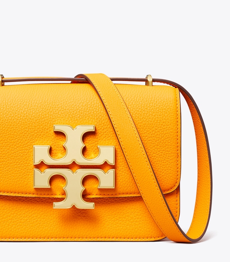 Tory Burch designer shoulder bags Small Eleanor Convertible Shoulder Bag in Orange Lily angle