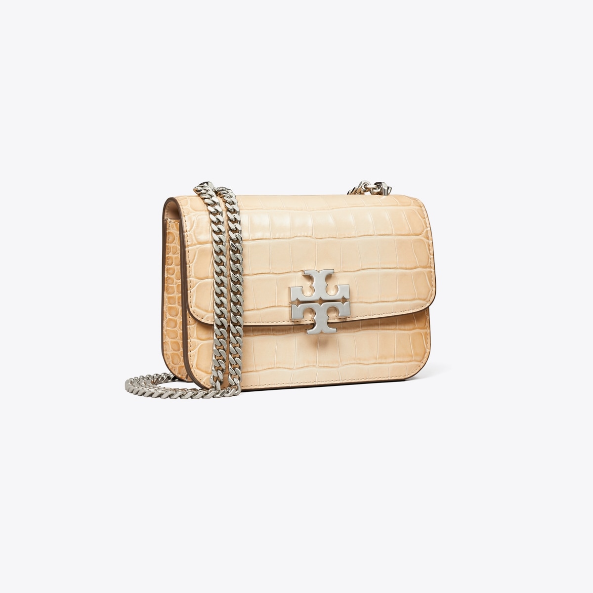 お買い得セール人気のTory Burch ELENOR SMALL BAG Small Eleanor Croc-Embossed Bag: Women's Designer Shoulder Bags