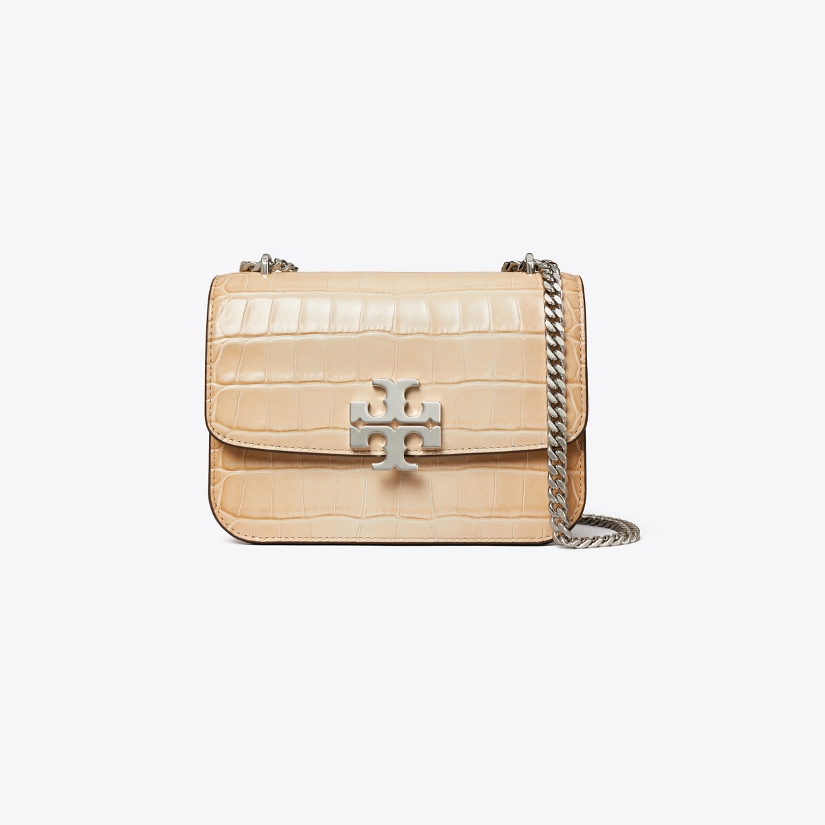 トリーバーチ Small Eleanor ShoulderBag ショルダー Small Eleanor Croc-Embossed Bag: Women's Designer Shoulder Bags