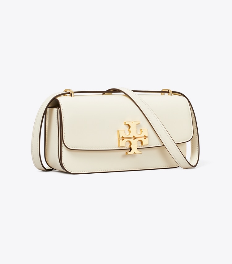 Tory Burch designer shoulder bags Small Eleanor Rectangular Bag in Warm White angle