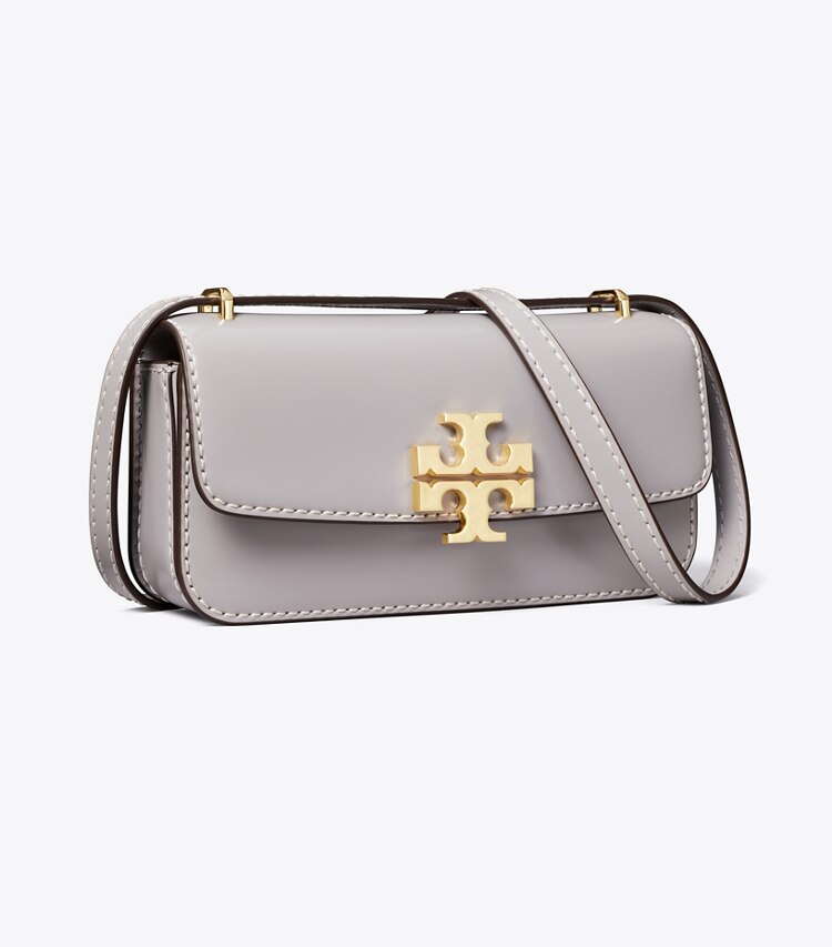 Tory Burch designer ショルダーバッグ エレノア スモールレクタンギュラーバッグ in Bay Gray angle
